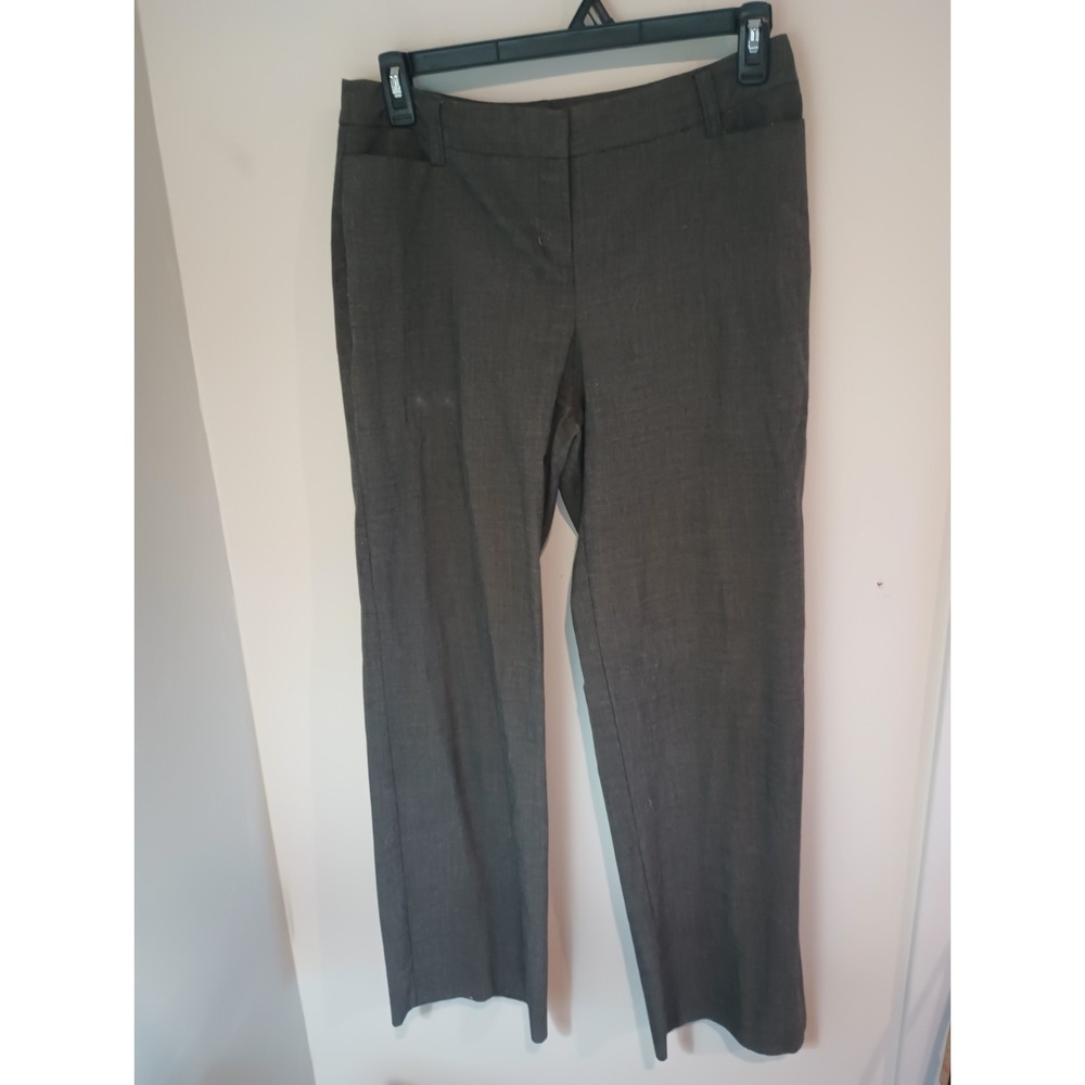 Geoffrey Beene Sport Womens Dress Pants Size 10 Regular Stretch Gray Wide Leg